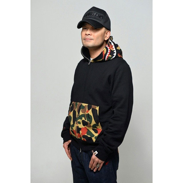 香港众多明星艺人力挺 A BATHING APE 展示迷彩风采