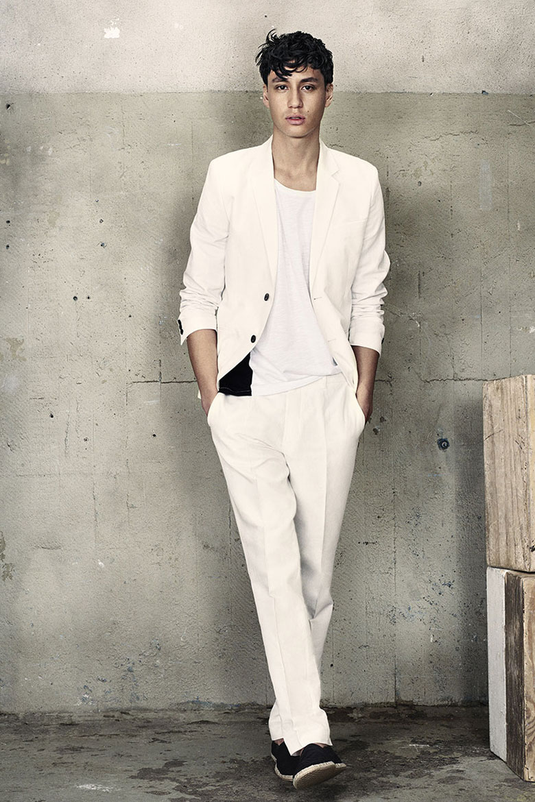 简约时尚 瑞典时装品牌 H&M 2014夏季男装造型搭配