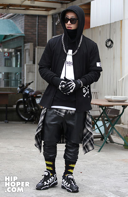 韩国时尚街拍 首尔街头流行黑色元素