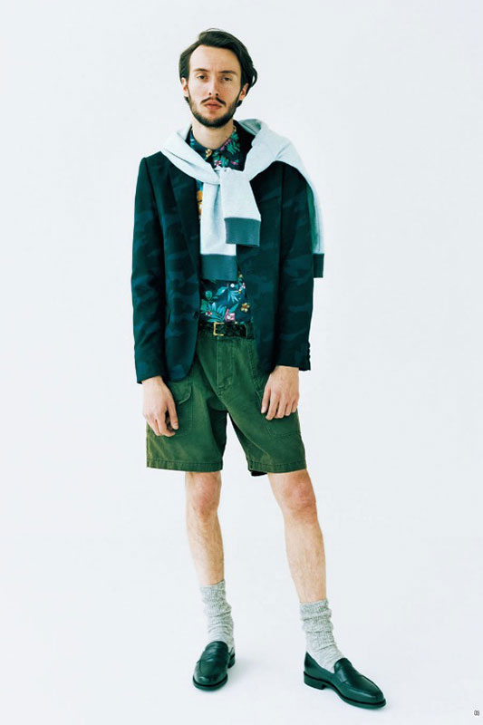 日式与美式互相融合的休闲风格 Journal Standard 2014春夏造型搭配