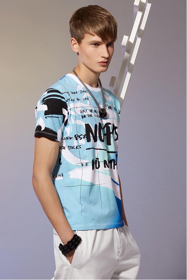 海洋为灵感的时尚设计 KENZO 2014春夏“Fish”系列