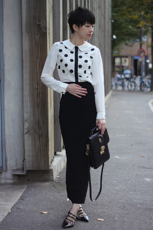 2014年3月国内街拍 看时尚潮人玩转波点游戏