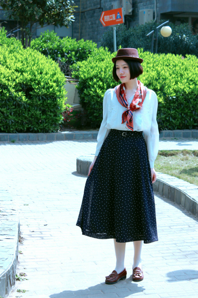 2014年3月国内街拍 看时尚潮人玩转波点游戏