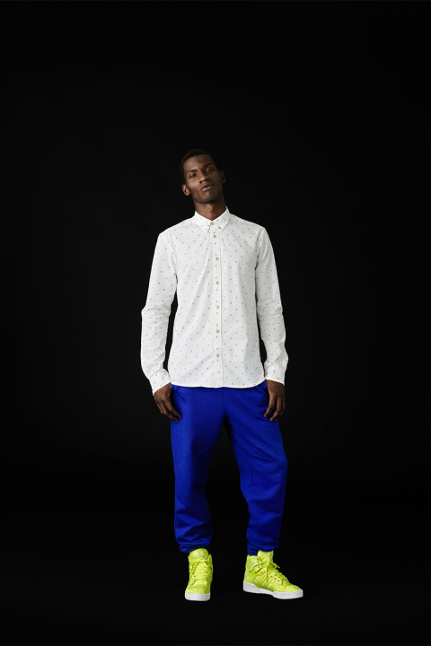 90年代足球文化的设计风格 adidas Originals Blue系列 2014春夏造型搭配