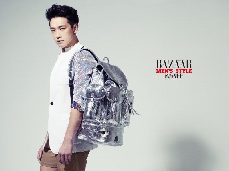 Rain重返舞台 封面首秀结缘《芭莎男士》