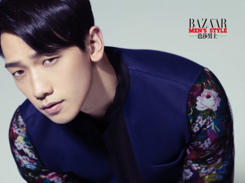 Rain重返舞台 封面首秀结缘《芭莎男士》