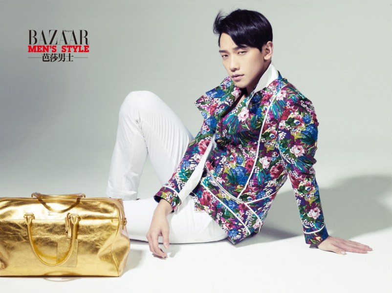 Rain重返舞台 封面首秀结缘《芭莎男士》