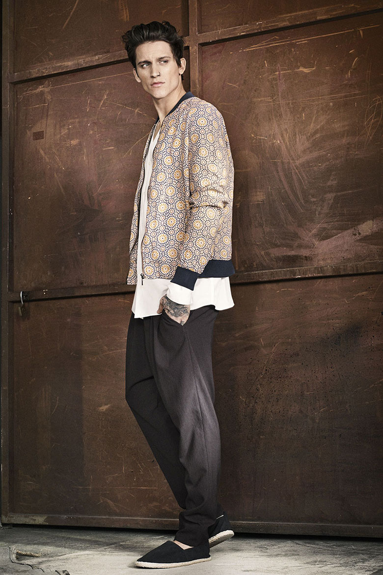 简约时尚 瑞典时装品牌 H&M 2014夏季男装造型搭配