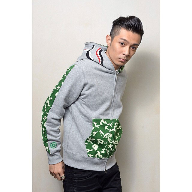 香港众多明星艺人力挺 A BATHING APE 展示迷彩风采