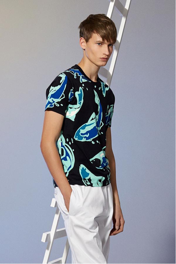 海洋为灵感的时尚设计 KENZO 2014春夏“Fish”系列
