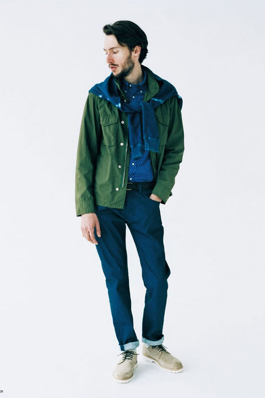 日式与美式互相融合的休闲风格 Journal Standard 2014春夏造型搭配