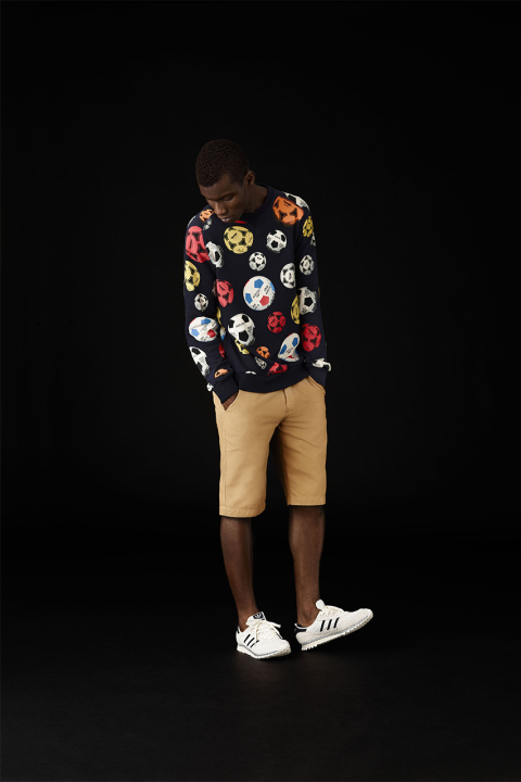 90年代足球文化的设计风格 adidas Originals Blue系列 2014春夏造型搭配