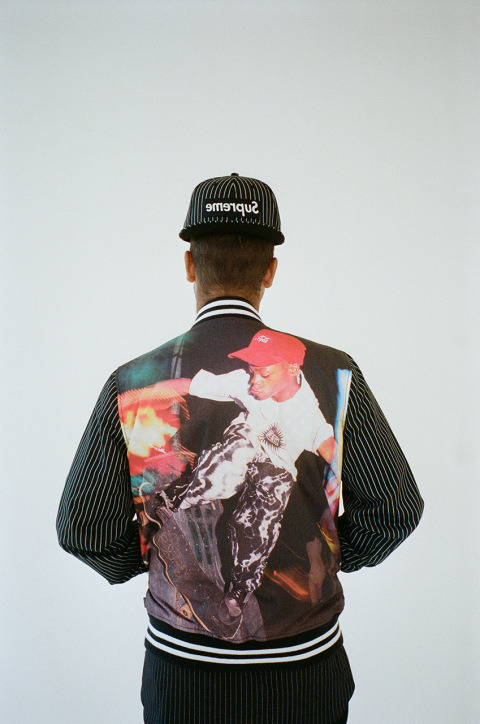 《SENSE》杂志:COMME des GARCONS SHIRT x Supreme 2014春夏造型搭配