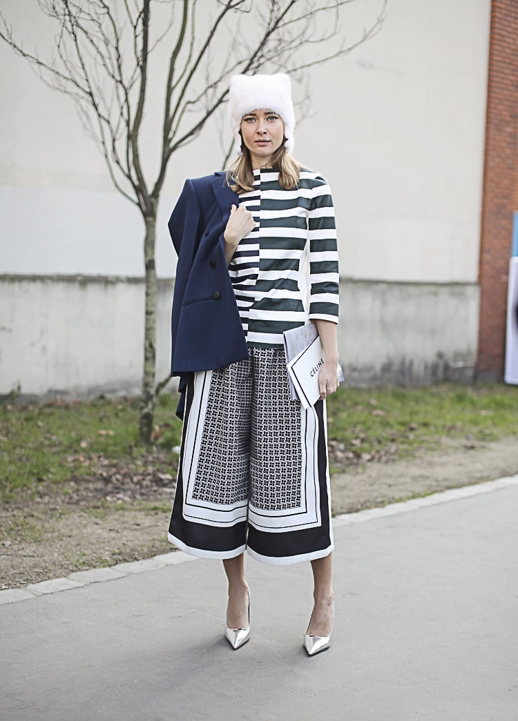 2014年3月29日欧美街拍 春季里的短裙风格秀