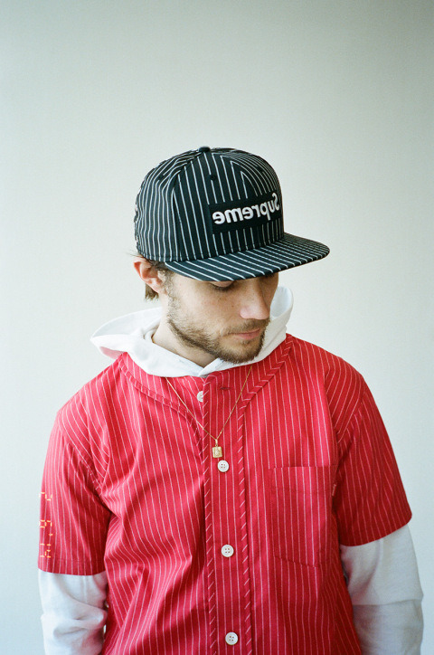 《SENSE》杂志:COMME des GARCONS SHIRT x Supreme 2014春夏造型搭配