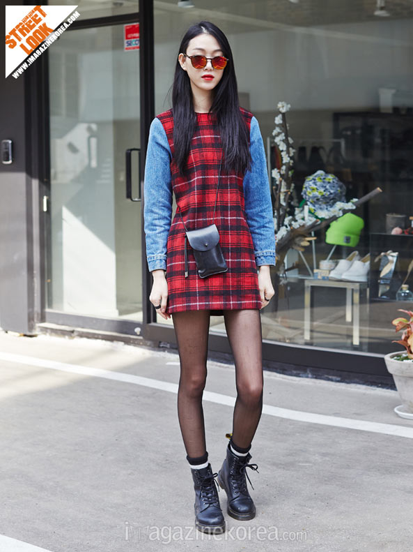 初春上街穿什么？一起来看看韩国潮人2014街拍最新示范吧！