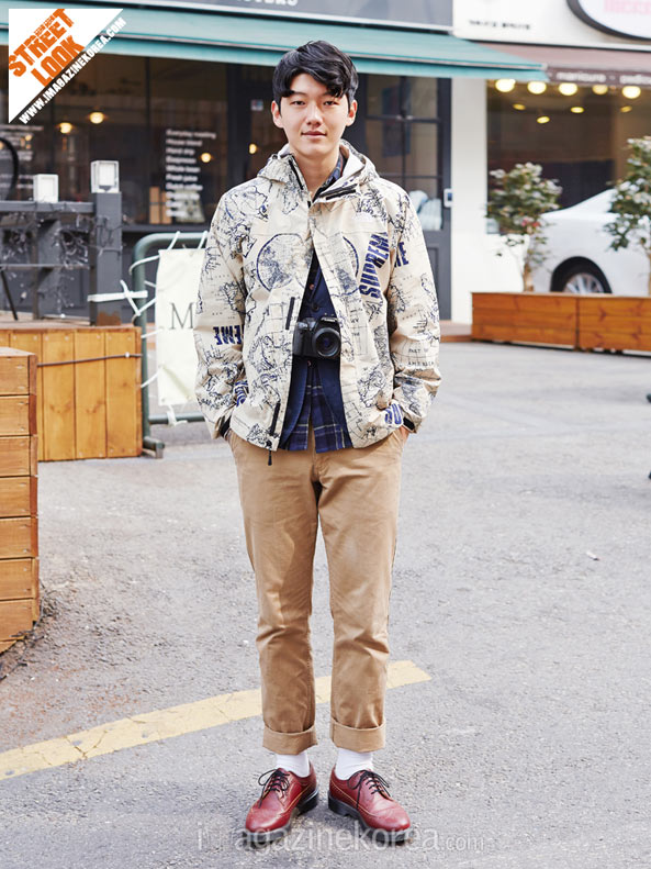 初春上街穿什么？一起来看看韩国潮人2014街拍最新示范吧！