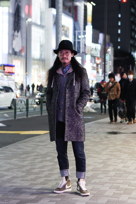 2014年3月日本街拍 潮女流行美腿控