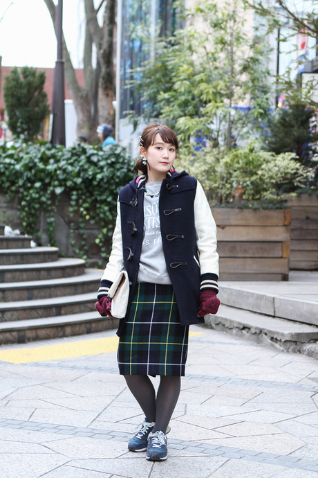 2014年3月日本街拍 潮女流行美腿控