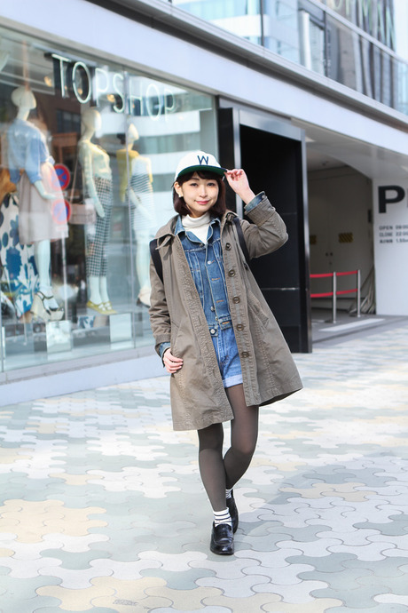 2014年3月日本街拍 潮女流行美腿控