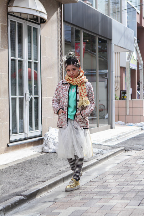 2014年3月日本街拍 潮女流行美腿控