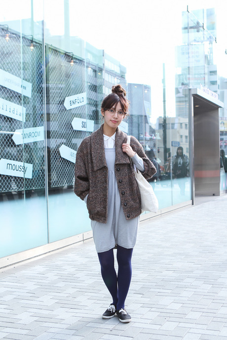 2014年3月日本街拍 潮女流行美腿控