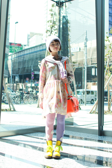 2014年3月日本街拍 看潮女们的个性风格搭配