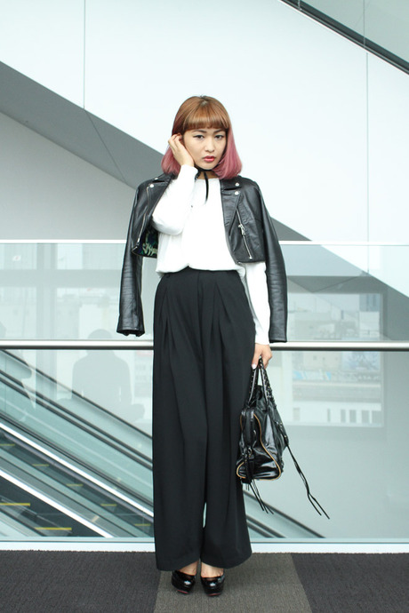 2014年3月日本街拍 看潮女们的个性风格搭配