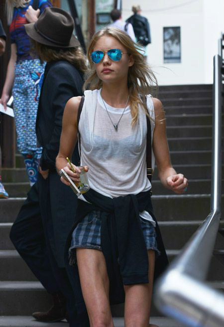 2014悉尼时装周街拍 有如阳光般的温暖