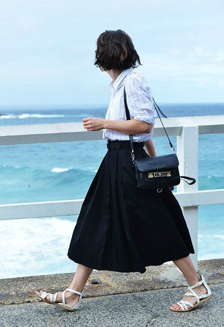 2014悉尼时装周街拍 有如阳光般的温暖