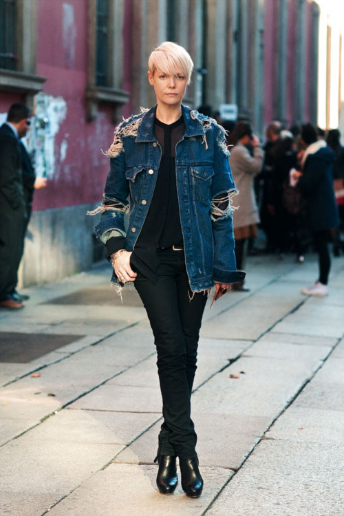 最会穿衣的时尚编辑 看Kate Lanphea街拍风格汇总