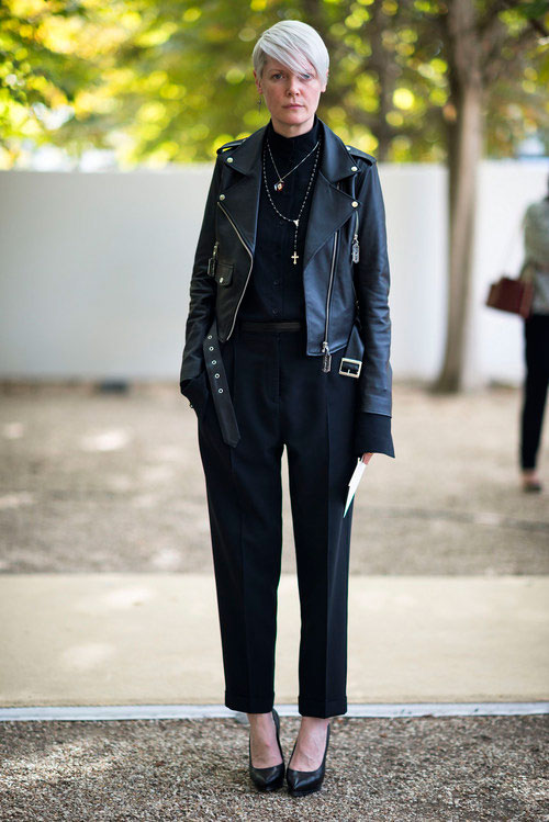 最会穿衣的时尚编辑 看Kate Lanphea街拍风格汇总