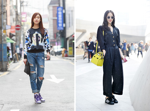 2014韩国时装周街拍 热潮来袭