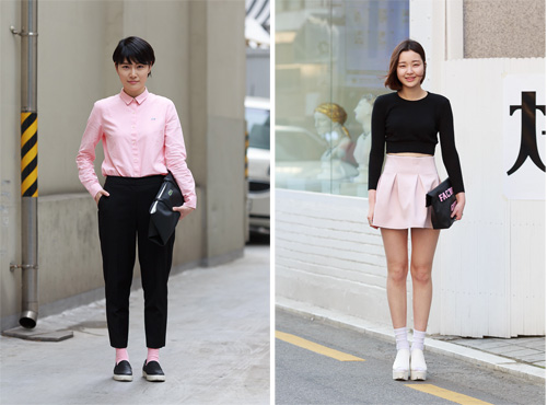 2014韩国时装周街拍 热潮来袭