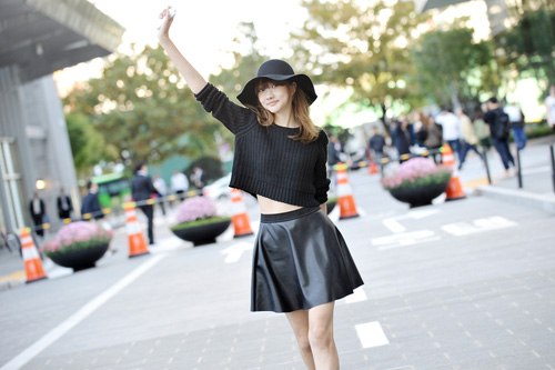 韩国达人时尚街拍欣赏 韩范儿潮流志