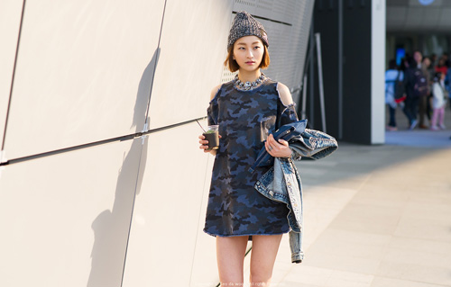 2014韩国时装周街拍 热潮来袭