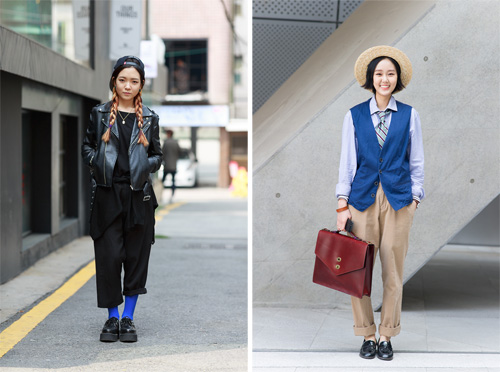 2014韩国时装周街拍 热潮来袭