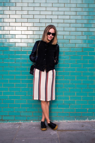 俄罗斯潮人时尚街拍 暖春风格美搭