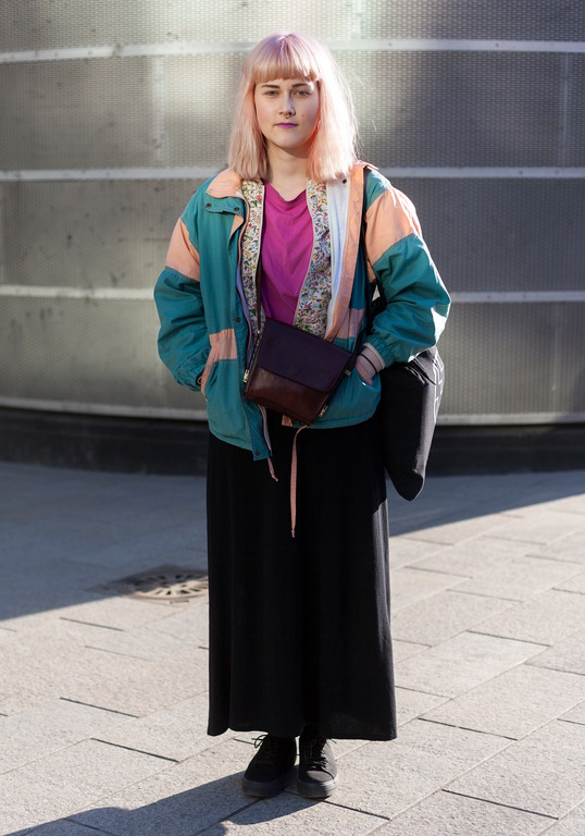 2014年3月赫尔辛基街拍 型男靓女们的时尚风格