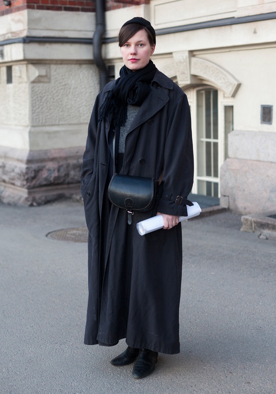 2014年3月赫尔辛基街拍 型男靓女们的时尚风格