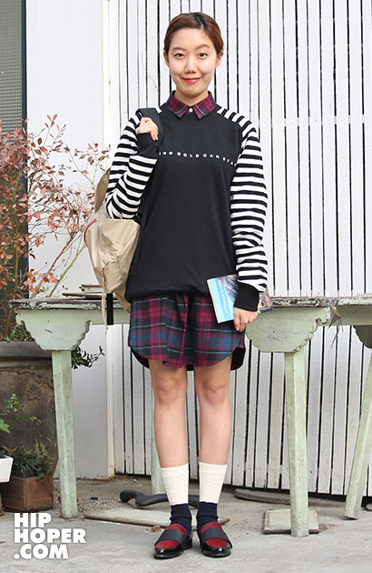 2014年4月16日韩国街拍 看潮人对细节的极致讲究