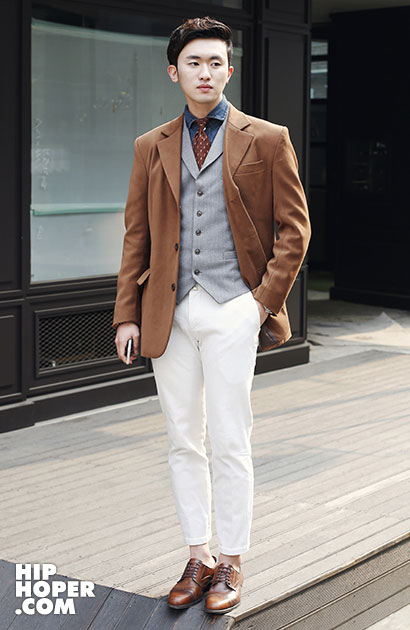 2014年4月16日韩国街拍 看潮人对细节的极致讲究