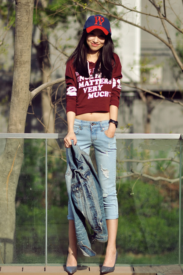 2014年春季街拍 小蛮腰穿出时尚潮范儿