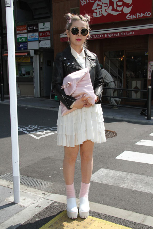 2014日本东京秋冬时装周街拍精选 看日式风格这样穿！