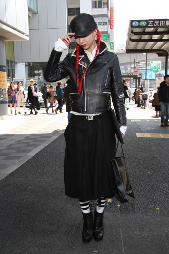 2014日本东京秋冬时装周街拍精选 看日式风格这样穿！