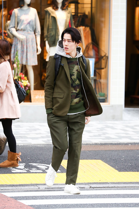 2014年4月日本潮人街拍 感受层叠搭配范儿