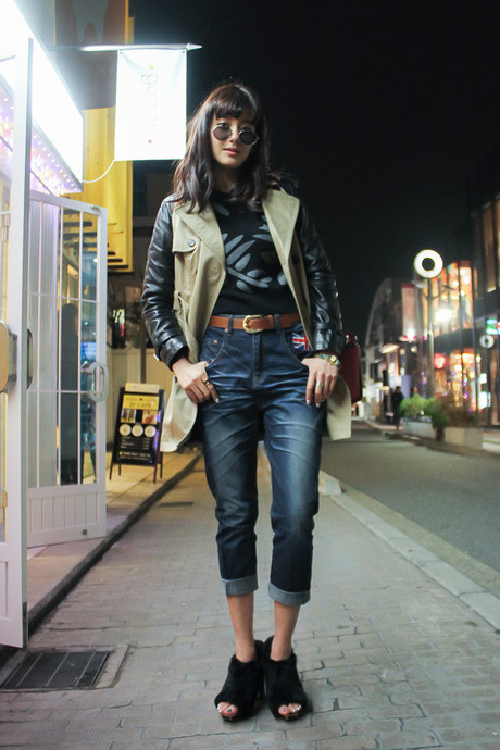 2014年4月日本街拍 看型男靓女各种风格美搭