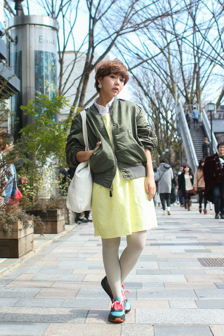 2014年4月日本街拍 看型男靓女各种风格美搭