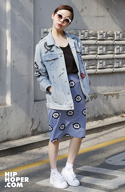 2014年4月首尔街拍 看潮人玩转时尚