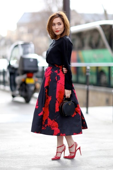 街拍爱精致 就要优雅复古风